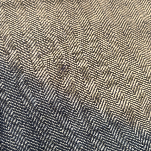 Authentic Hermes Blue Herringbone Scarf - Picture 5 of 6